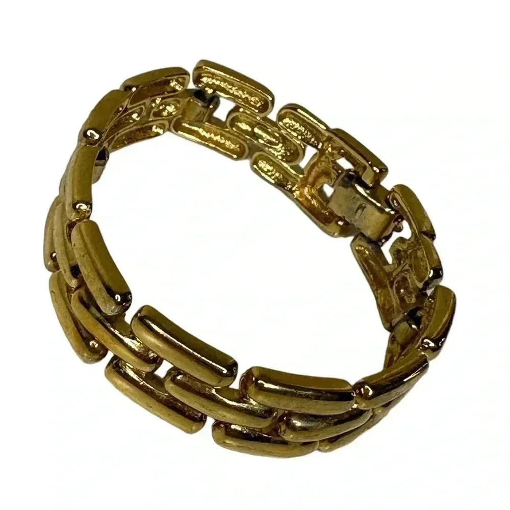 Gold colored bracelet women’s jewelry - Picture 2 of 3